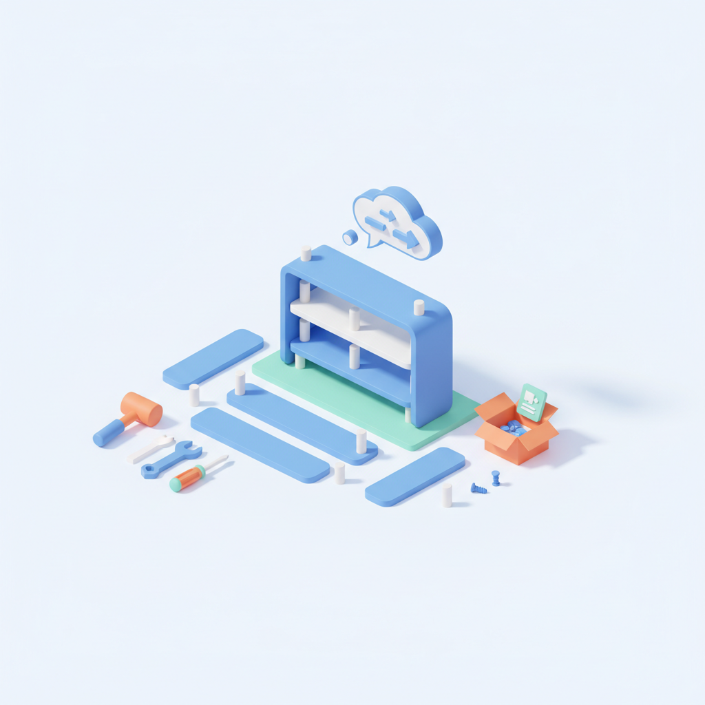 Illustration 3D : Monter un meuble Ikea facilement : guide complet 2026